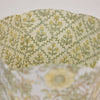 Paper Mirchi Block Printed Waste Paper Basket - Wild Rose Buttercream - RhoolWaste Paper BasketPaper MirchiPaper Mirchi Block Printed Waste Paper Basket - Wild Rose Buttercream