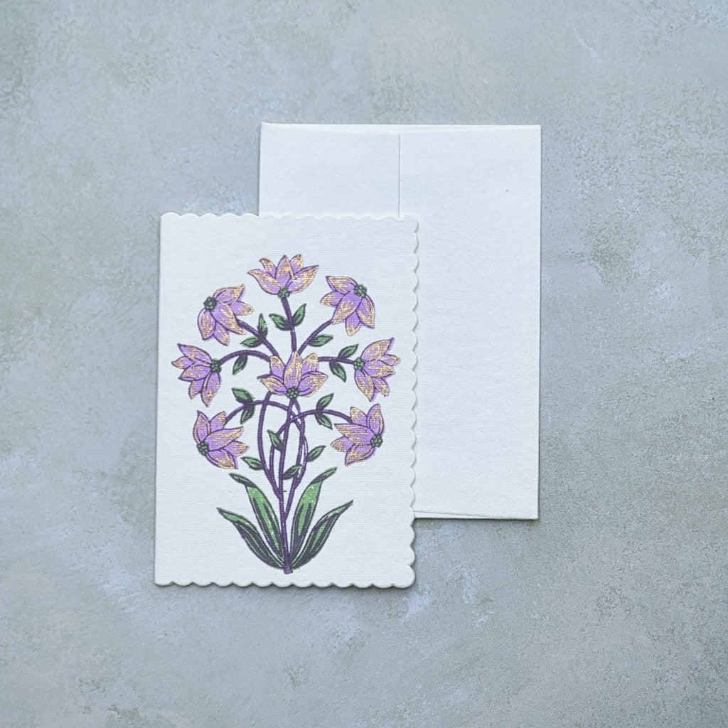 Paper Mirchi Hand Block Printed Greeting Cards - RhoolGreeting CardPaper MirchiPaper Mirchi Hand Block Printed Greeting Cards