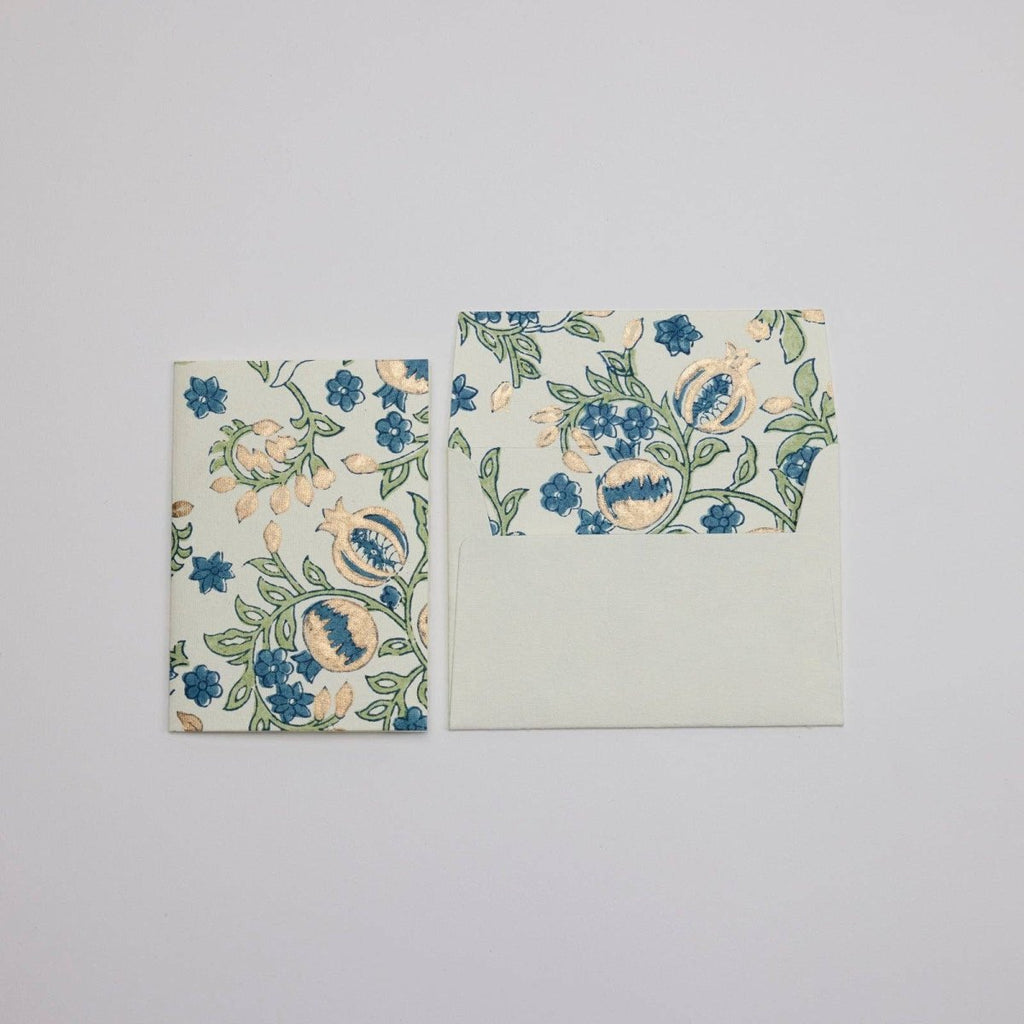 Paper Mirchi Hand Block Printed Greeting Cards - RhoolGreeting CardPaper MirchiPaper Mirchi Hand Block Printed Greeting Cards