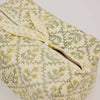 Paper Mirchi Organic Cotton Block Printed Wash Bag - Buttercream Lattice - RhoolWash BagPaper MirchiPaper Mirchi Organic Cotton Block Printed Wash Bag - Buttercream Lattice