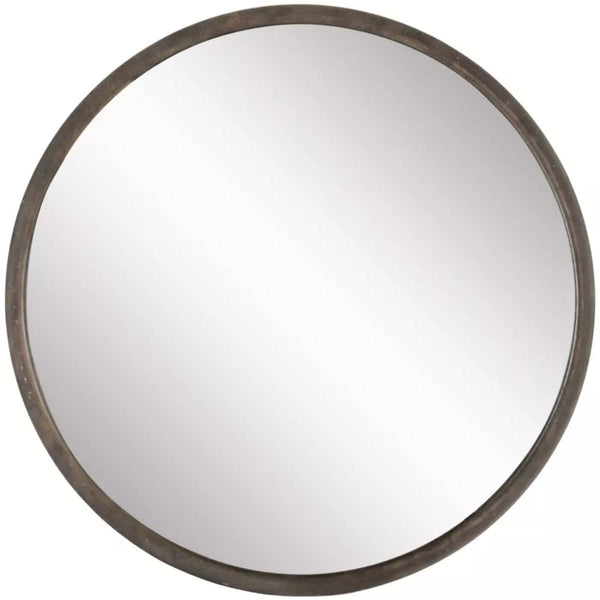 Round Vintage Grey Framed Mirror - RhoolMirrorRhoolRound Vintage Grey Framed Mirror