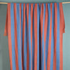 Striped Cotton Bedspread/Large Throw - Blue/Orange - RhoolThrowIan SnowStriped Cotton Bedspread/Large Throw - Blue/Orange