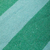 Striped Cotton Bedspread/Large Throw - Green/Turquoise - RhoolThrowIan SnowStriped Cotton Bedspread/Large Throw - Green/Turquoise