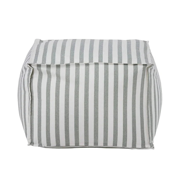 Striped Green Pouf - RhoolPoufBungalow DKStriped Green Pouf