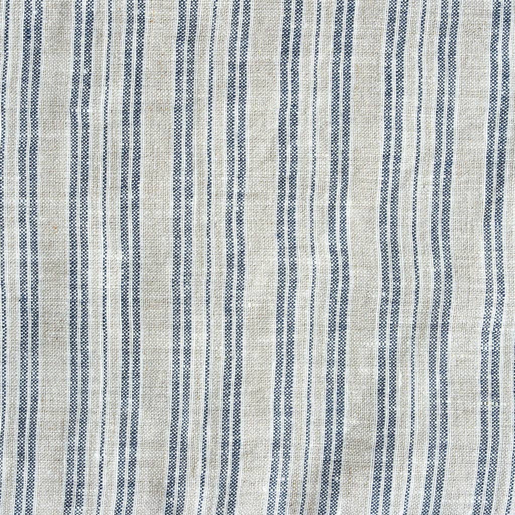 Striped Linen Bolster Cushion Cover - Pale Green/Blue and Ruffle - RhoolCushionRhoolStriped Linen Bolster Cushion Cover - Pale Green/Blue and Ruffle