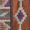 Wool and Jute Rectangular Kilim Rug - RhoolRugKilimWool and Jute Rectangular Kilim Rug