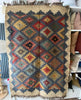 Wool and Jute Rectangular Kilim Rug - RhoolRugKilimWool and Jute Rectangular Kilim Rug