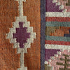 Wool and Jute Rectangular Kilim Rug - RhoolRugKilimWool and Jute Rectangular Kilim Rug