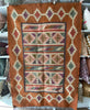 Wool and Jute Rectangular Kilim Rug - RhoolRugKilimWool and Jute Rectangular Kilim Rug