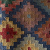 Wool and Jute Rectangular Kilim Rug - RhoolRugKilimWool and Jute Rectangular Kilim Rug