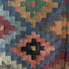 Wool and Jute Rectangular Kilim Rug - RhoolRugKilimWool and Jute Rectangular Kilim Rug