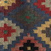 Wool and Jute Rectangular Kilim Rug - RhoolRugKilimWool and Jute Rectangular Kilim Rug