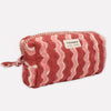 Yonder Organic Cotton Block Printed Wash Bag - Rose/Pink - RhoolWash BagYONDER.Yonder Organic Cotton Block Printed Wash Bag - Rose/Pink