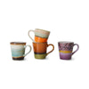 70's Ceramics Espresso Mugs - Set of four - RhoolMugsHKLiving70's Ceramics Espresso Mugs - Set of four