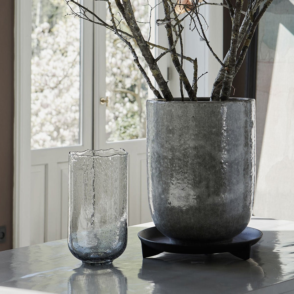 Alko Grey Glass Vase - RhoolHouse DoctorAlko Grey Glass Vase