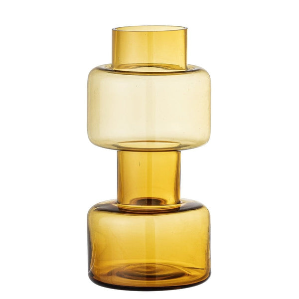 Amber Yellow Glass Vase - RhoolVaseBloomingvilleBloomingville Vase Amber Yellow Glass Vase 5711173266982