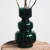 Art Deco Rings Large Green Glass Vase - RhoolVaseBloomingvilleBloomingville Vase Art Deco Rings Large Green Glass Vase 5711173227280