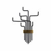 Black and Brass Coat Rack - RhoolCoat & Hat RacksHouse DoctorHouse Doctor Coat & Hat Racks Black and Brass Coat Rack 5707644551312