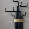 Black and Brass Coat Rack - RhoolCoat & Hat RacksHouse DoctorHouse Doctor Coat & Hat Racks Black and Brass Coat Rack 5707644551312