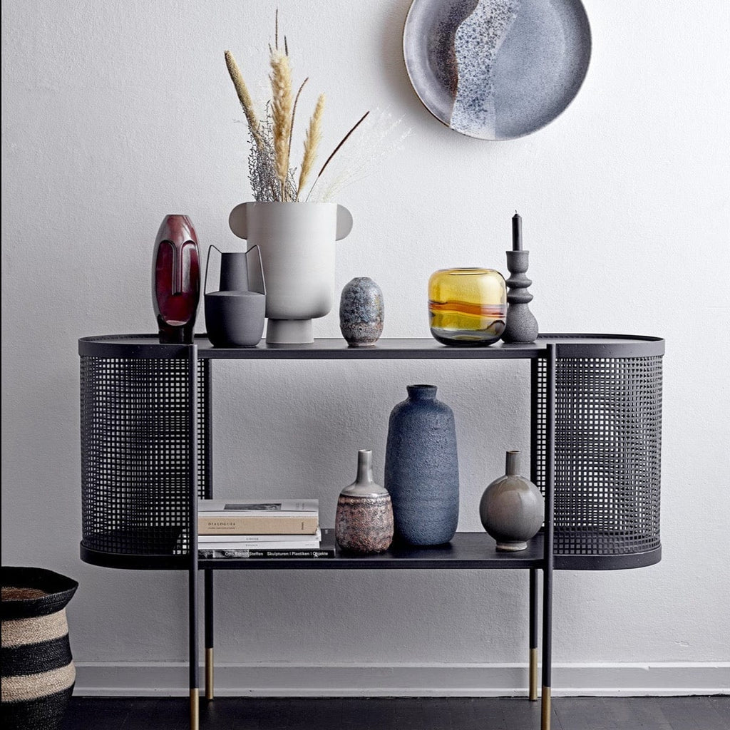 Black Textured Reactive Glaze Candlestick - RhoolCandleholderBloomingvilleBloomingville Candleholder Black Textured Reactive Glaze Candlestick 5711173251957