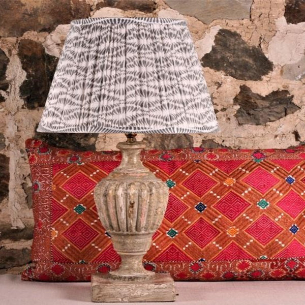 Block Print Lampshade - RhoolLamp ShadesHandmade LampshadeBlock Print Lampshade