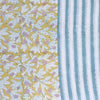 Block Print Tablecloth - Yellow/Blue - RhoolTableclothsRozablueBlock Print Tablecloth - Yellow/Blue
