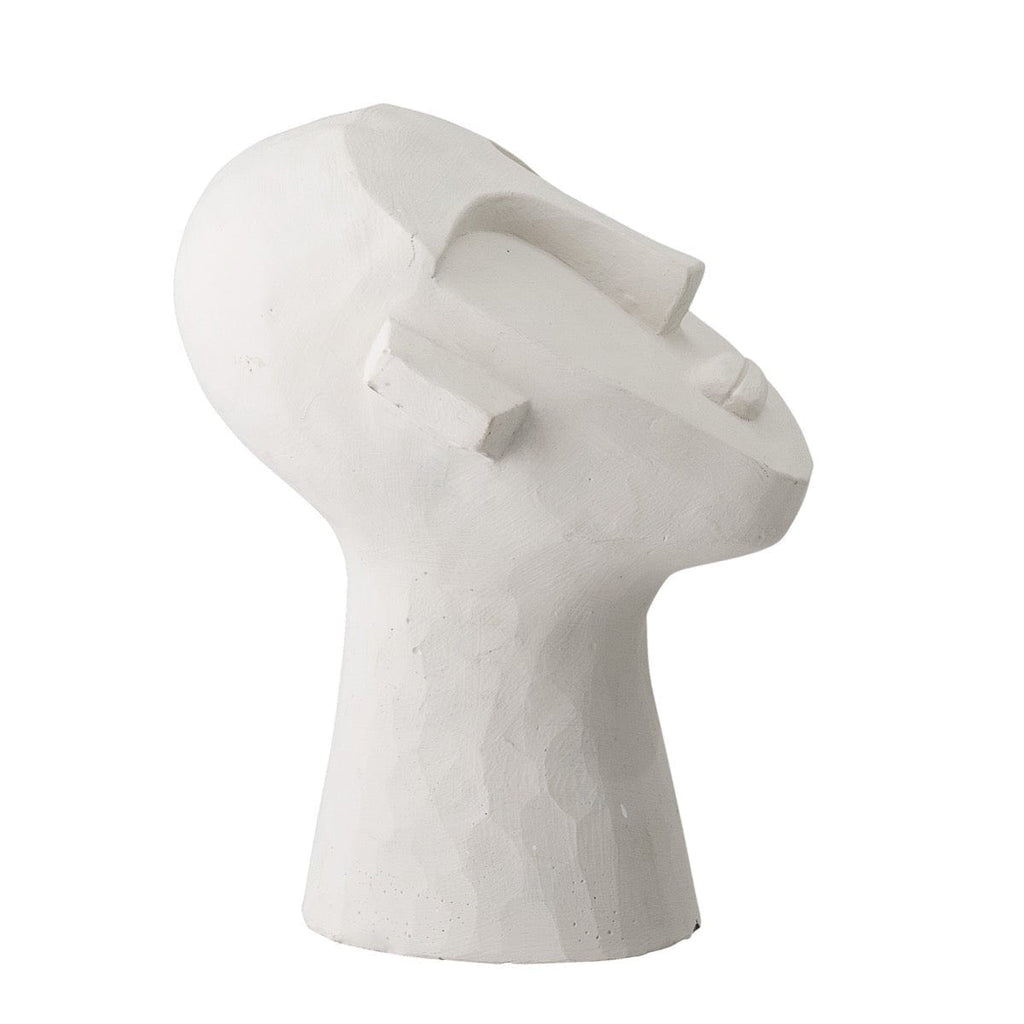 Bloomingville Sculptures & Statues White Cement Decorative Head Statue 5711173238774
