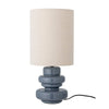 Blue Glass Table Lamp and Shade - RhoolLampBloomingvilleBlue Glass Table Lamp and Shade