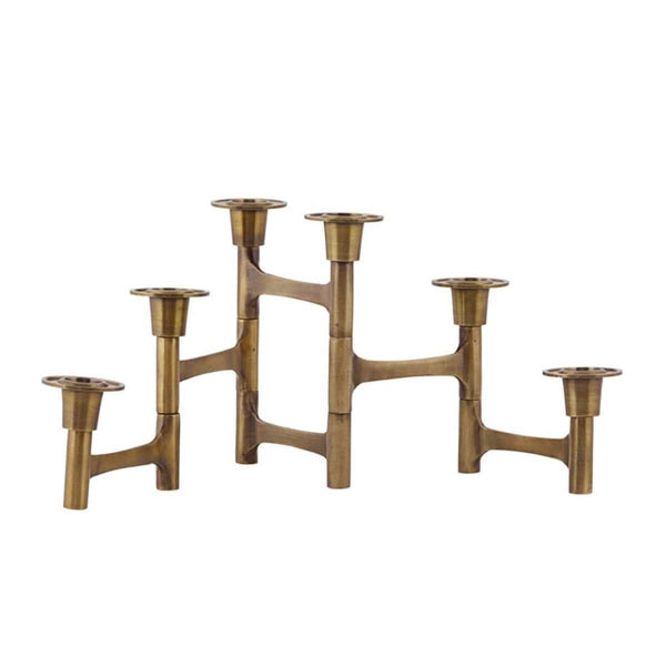 Brass Candelabra - RhoolCandleholderHouse DoctorHouse Doctor Candleholder Brass Candelabra 5707644479630