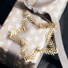 Brass Star Shaped Leaf Decoration - RhoolBaubleHouse DoctorBrass Star Shaped Leaf Decoration