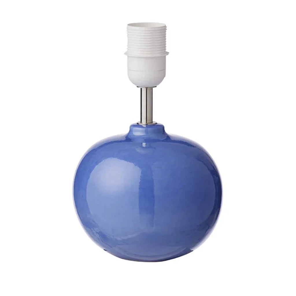 Ceramic Ball Table Lamp - Blue - RhoolLampBungalow DKCeramic Ball Table Lamp - Blue