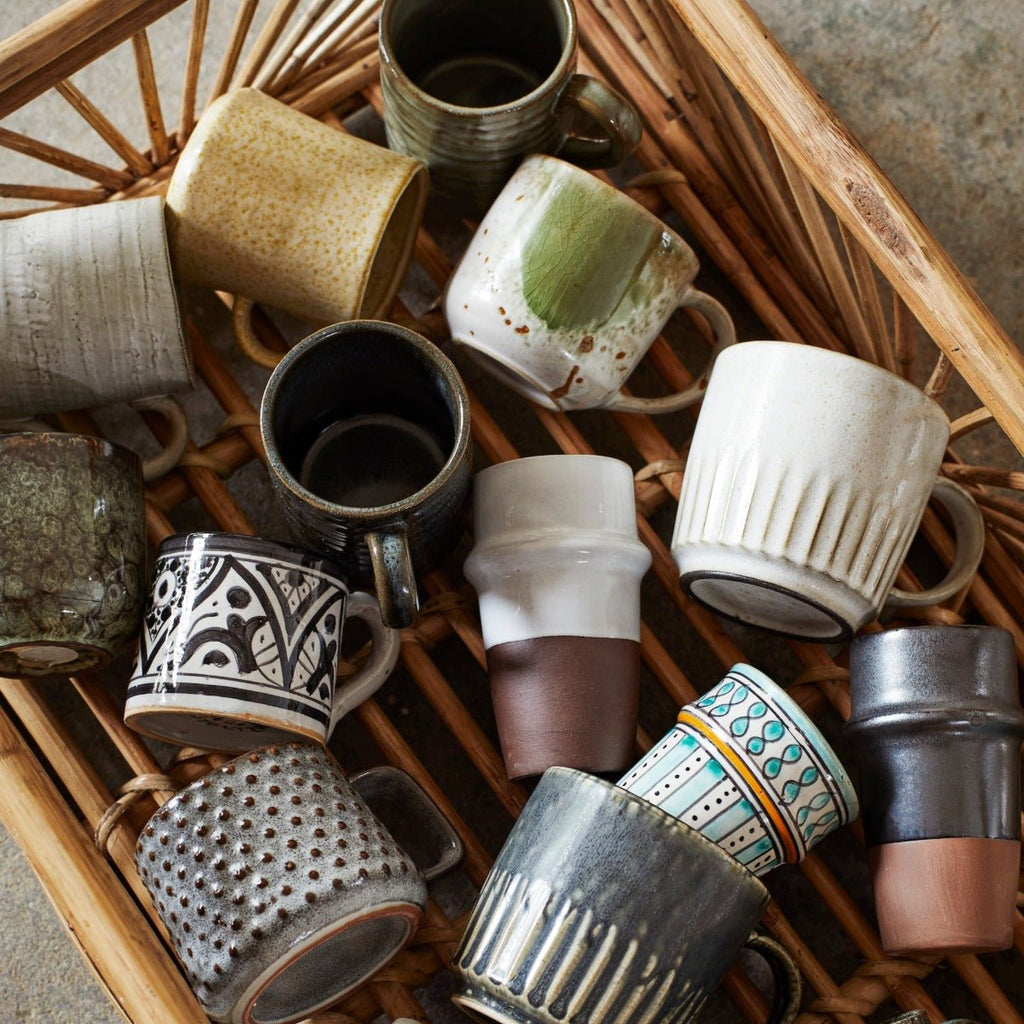 Green and White Mug - RhoolCoffee & Tea CupsMadam StoltzGreen and White Mug