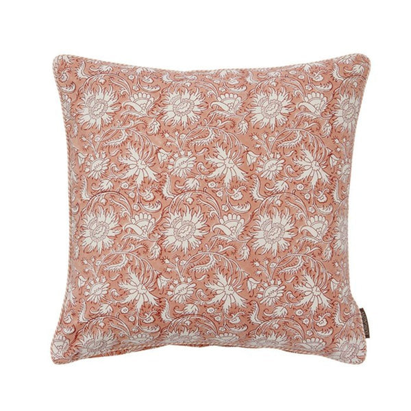 Hand Block Printed Cushion Cover - RhoolCushionBungalow DKHand Block Printed Cushion Cover