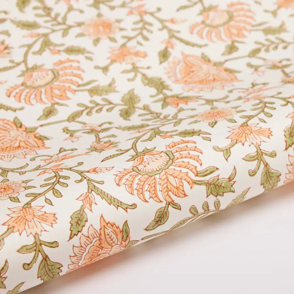 Hand Block Printed Wrapping Paper - RhoolWrapping PaperPaper MirchiHand Block Printed Wrapping Paper