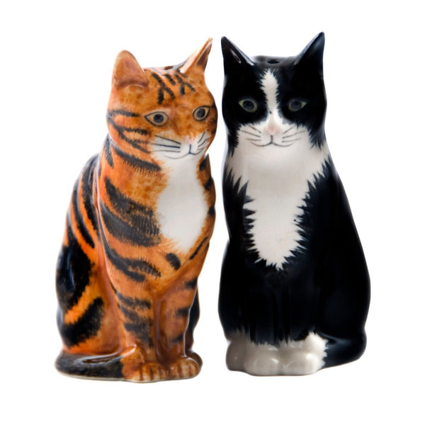 Hand Painted Salt and Pepper Set - Cats - RhoolSalt and Pepper ShakerQuailHand Painted Salt and Pepper Set - Cats