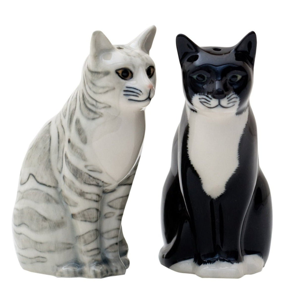 Hand Painted Salt and Pepper Set - Cats - RhoolSalt and Pepper ShakerQuailHand Painted Salt and Pepper Set - Cats