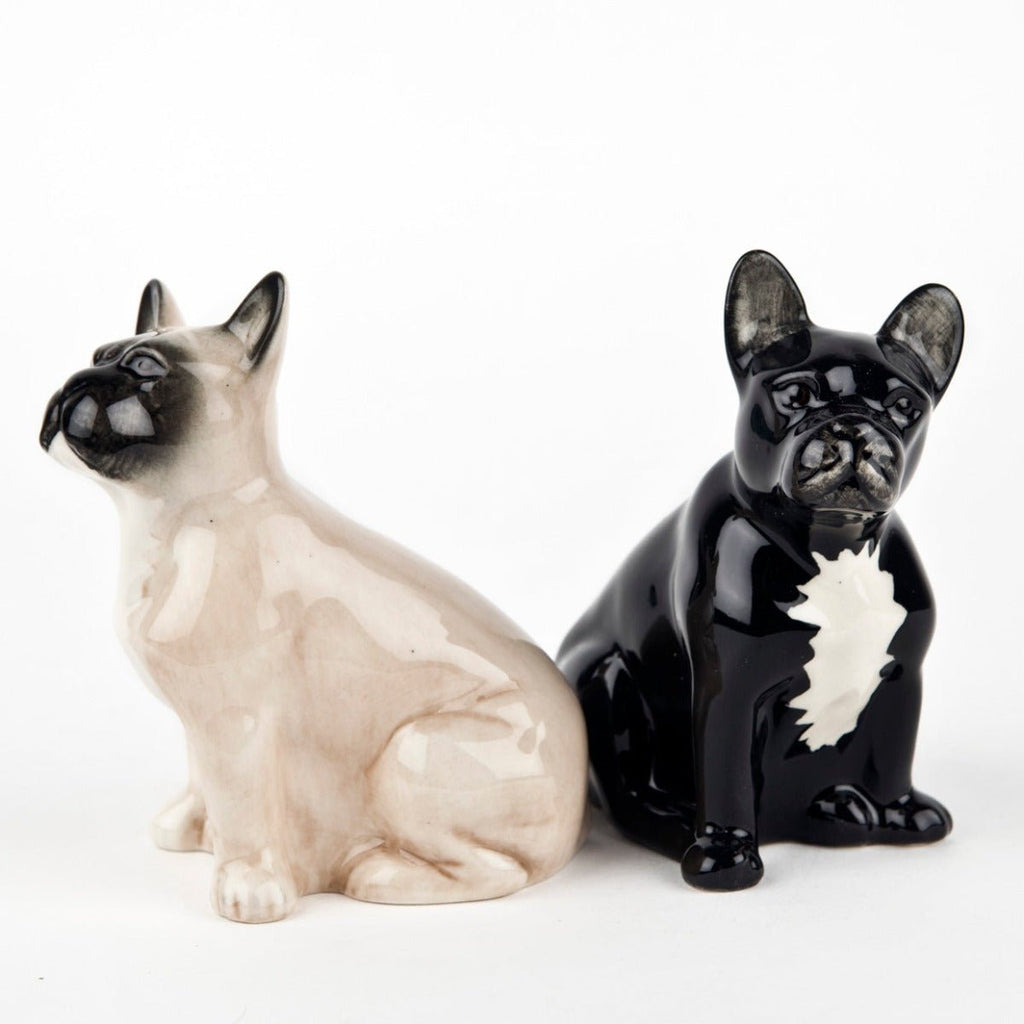 Hand Painted Salt and Pepper Set - French Bulldog - RhoolSalt and Pepper ShakerQuailHand Painted Salt and Pepper Set - French Bulldog