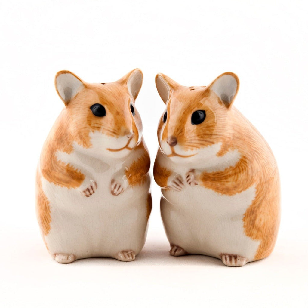 Hand Painted Salt and Pepper Set - Hamster - RhoolSalt and Pepper ShakerQuailHand Painted Salt and Pepper Set - Hamster