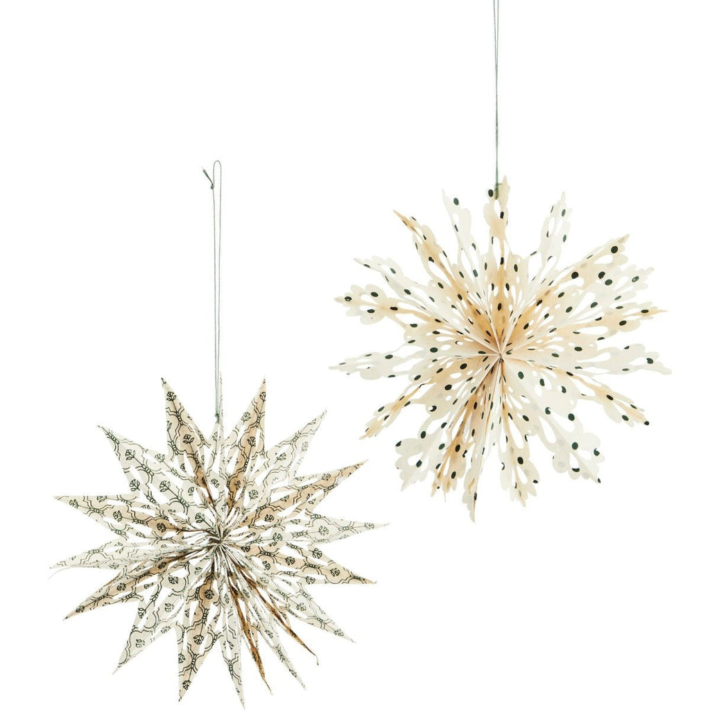 Hanging Paper Stars - Green - RhoolPaper StarMadam StoltzHanging Paper Stars - Green