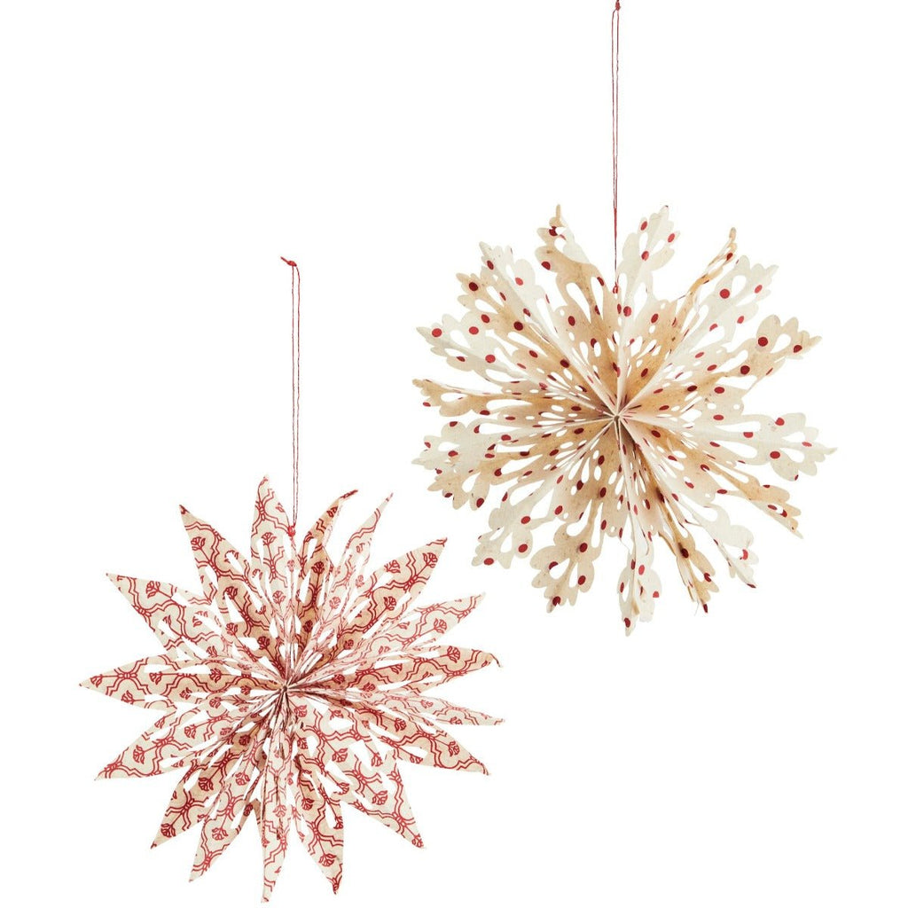Hanging Paper Stars - Red - RhoolPaper StarMadam StoltzHanging Paper Stars - Red