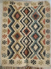 Hemp and Cotton Large Rectangular Rug - RhoolRugKilimHemp and Cotton Large Rectangular Rug