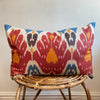 Ikat Cotton Cushion Cover Red - RhoolCushionIkat CushionsIkat Cotton Cushion Cover Red