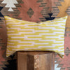 Ikat Cotton Cushion Cover Yellow - RhoolCushionIkat CushionsIkat Cotton Cushion Cover Yellow