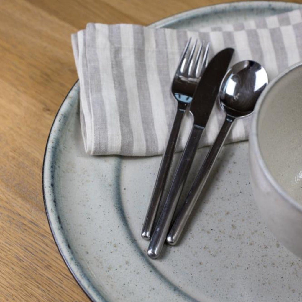 Imma Off-White and Blue Large Serving Plate - RhoolBowlHouse DoctorHouse Doctor Bowl Imma Off-White and Blue Large Serving Plate 5707644550667