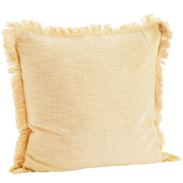 Large Cotton Cushion Cover - Yellow - RhoolCushionMadam StoltzLarge Cotton Cushion Cover - Yellow