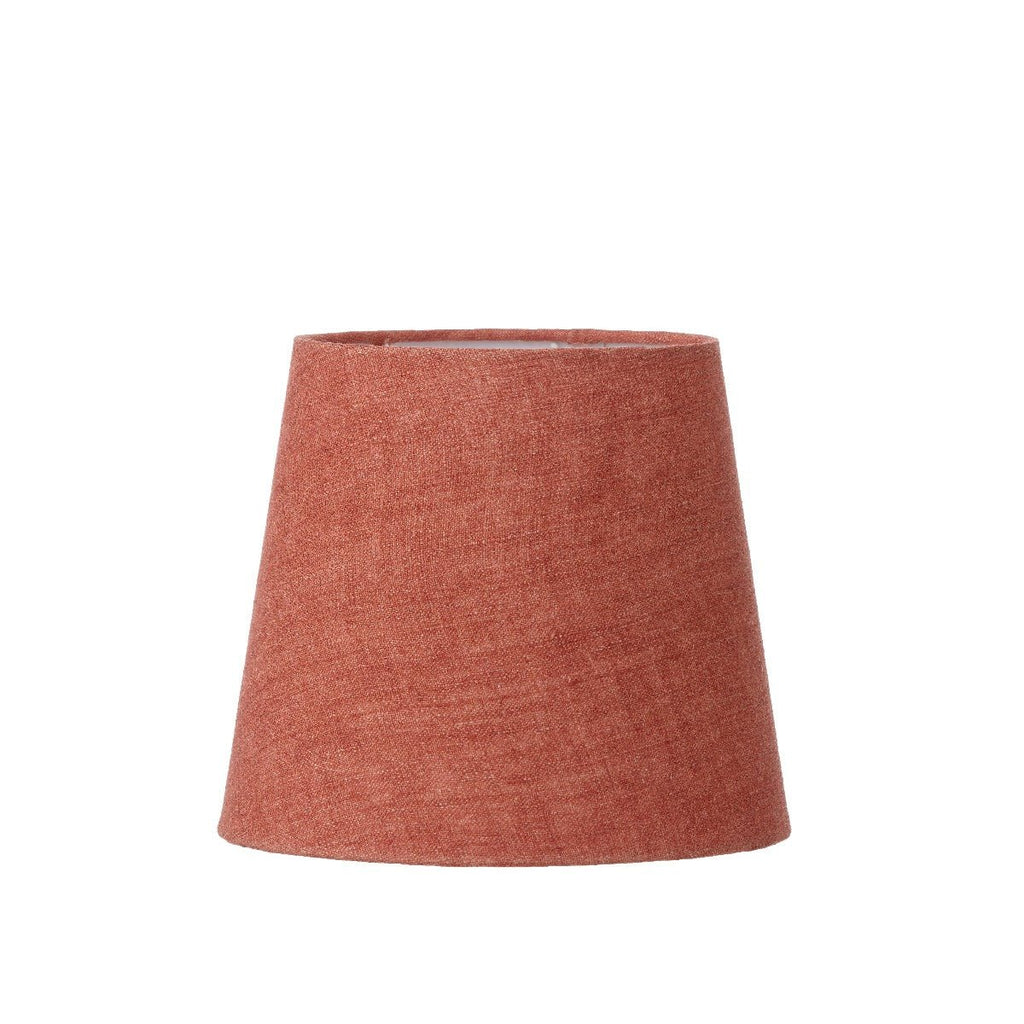 Linen Lampshade Rust - Small - RhoolLamp ShadesBungalow DKLinen Lampshade Rust - Small