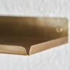 Long Slimline Brass Shelf Ledge - RhoolShelfHouse DoctorLong Slimline Brass Shelf Ledge