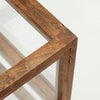 Mango Wood and Glass Side Table - RhoolSide TableHouse DoctorMango Wood and Glass Side Table