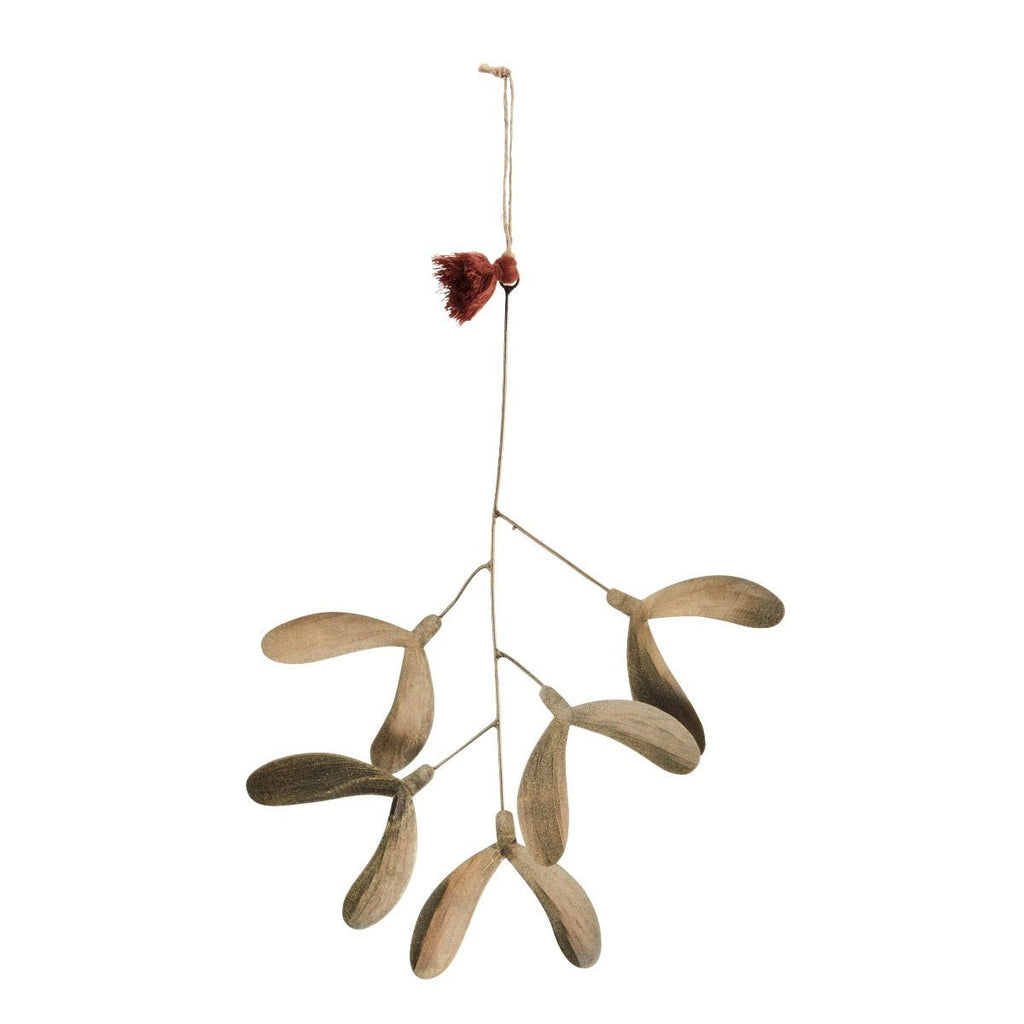 Metal Mistletoe Sprig - RhoolChristmas DecorationMadam StoltzMetal Mistletoe Sprig