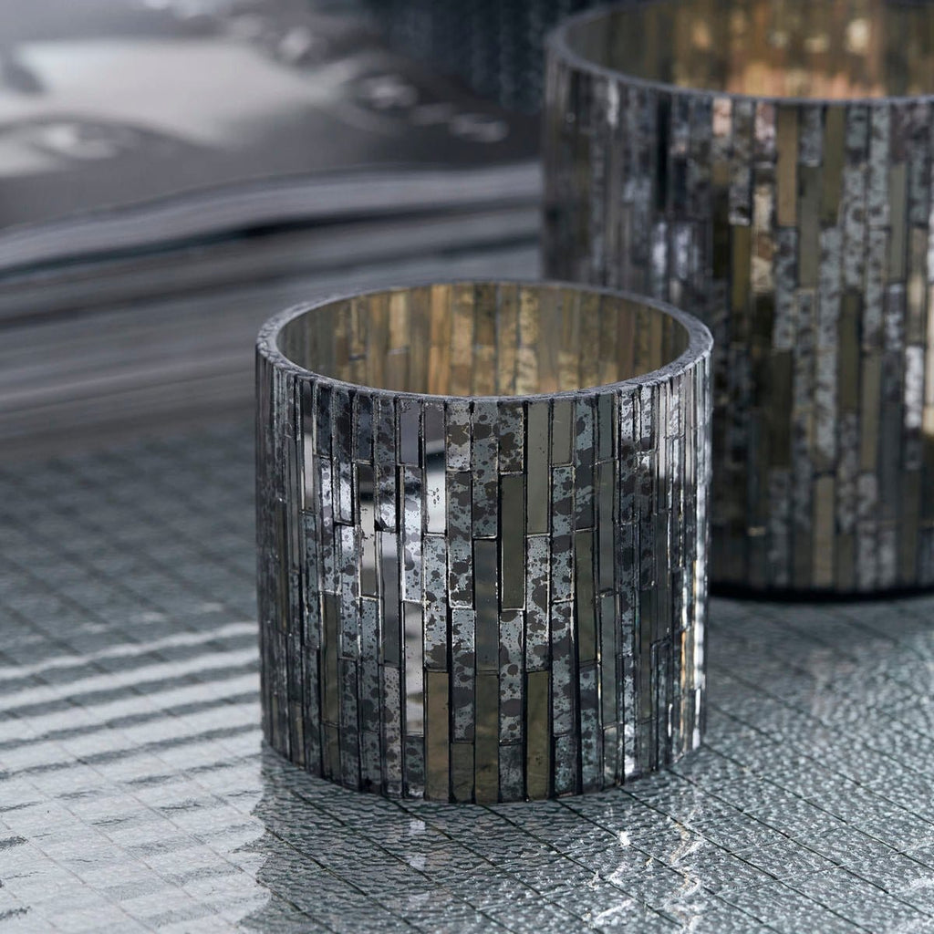 Mosaic Glass Tea Light Holder - RhoolCandleholderHouse DoctorHouse Doctor Candleholder Mosaic Glass Tea Light Holder 5707644805316